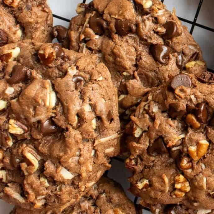 German Chocolate Cake Cookie